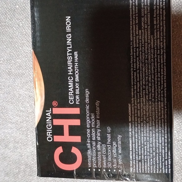 Original CHI Ceramic Hairstyling Iron, NWT, New in Box - Picture 5 of 6